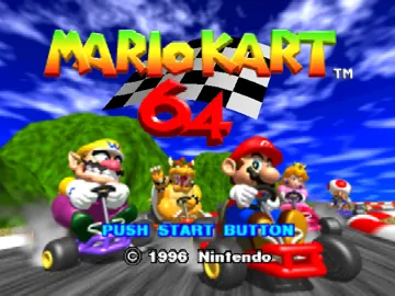 Mario Kart 64 (Europe) (Rev 1) screen shot title